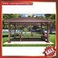 outdoor modern sunshade rain aluminum gazebo pavilion canopy awning shelter