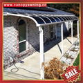 outdoor polycarbonate aluminum canopy awning shelter cover for house backyard