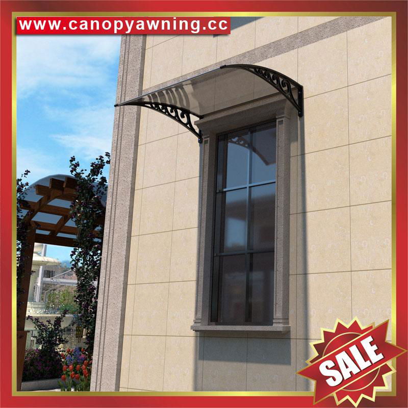 outdoor building polycarbonate DIY door window pc awning canopy shelter canopies 3