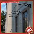 DIY door window polycarbonate pc awning canopy canopies rain sun shield shelter