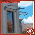 DIY door window polycarbonate pc awning canopy canopies rain sun shield shelter