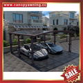 luxury aluminum polycarbonate carport parking cars awning garage shelter canopy