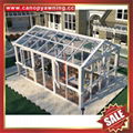 outdoor prefab aluminum glass enclosure sunroom sun house for backyard