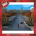 outdoor polycarbonate park cars shelter canopy awning carport for parking lot