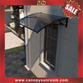 window door polycarbonate diy canopy