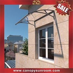 house window door diy pc canopy awning shelter with alu aluminum bracket