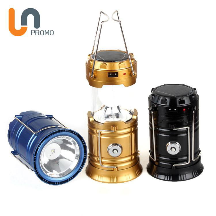 factory direct sales solar LED camping latern 4