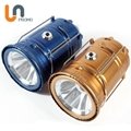 factory direct sales solar LED camping latern 5