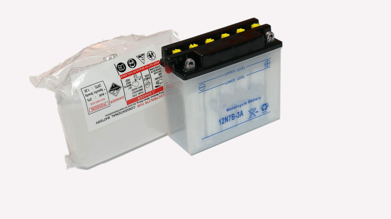 12v dry charged motorcycle battery