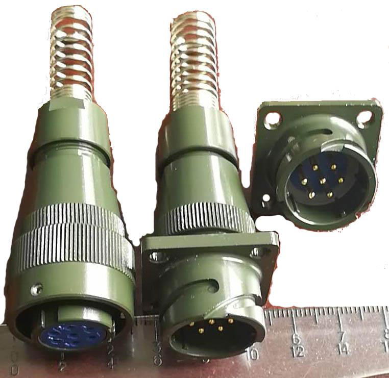 FQC series water tight IP67 bayonet coupling connectors 4