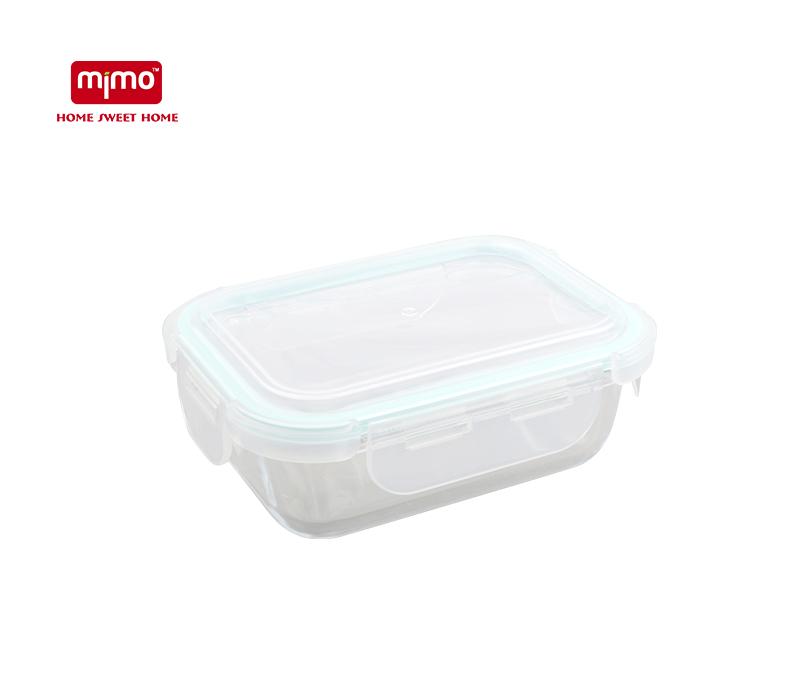 High borosilicate Glass Food Storage Container with Airtight Lid  3