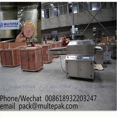 multepak  conveyorized belt band vacuum packaging machine for meat sausage dates