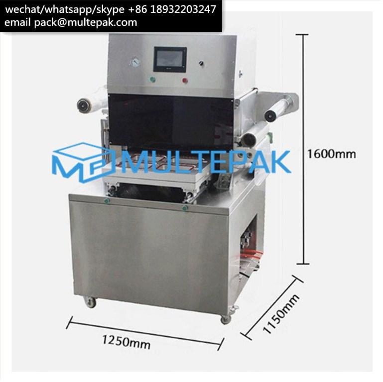 MULTEPAK Semi-Auto Vacuum Skin Packaging Machine for seafood fish meat