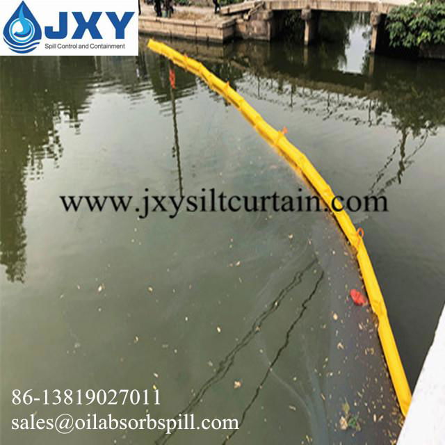 PVC Floating Oil Boom For Containing Oil Spill 5