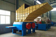 Wood stump crusher machine