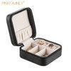 Pretty Mini Portable Jewelry Box Travel Packing Case With Zipper For Girls Or Wo
