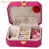 Nice New Arrival Lockable Jewelry Packaging Box For Earrings Rings Necklaces 3