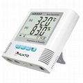 Huato thermo-hygrometer bulti alarm thermometer hygrometer 1