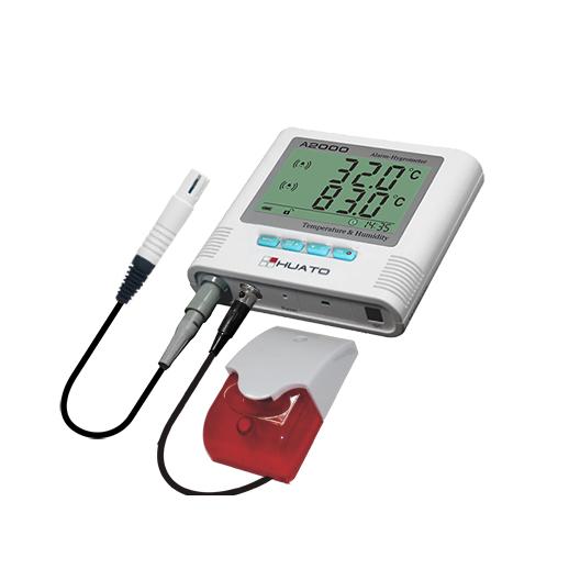 Huato thermo-hygrometer bulti alarm thermometer hygrometer 2