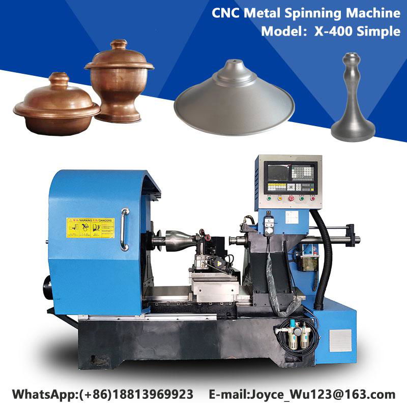 CNC mini metal lathe metal spinning machine for lamp cup