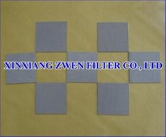 Sintered Metal Filter Sheet