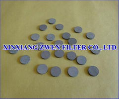 Sintered Wire Mesh Filter Disc