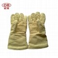 500 C pure aramid 5 fingers glove