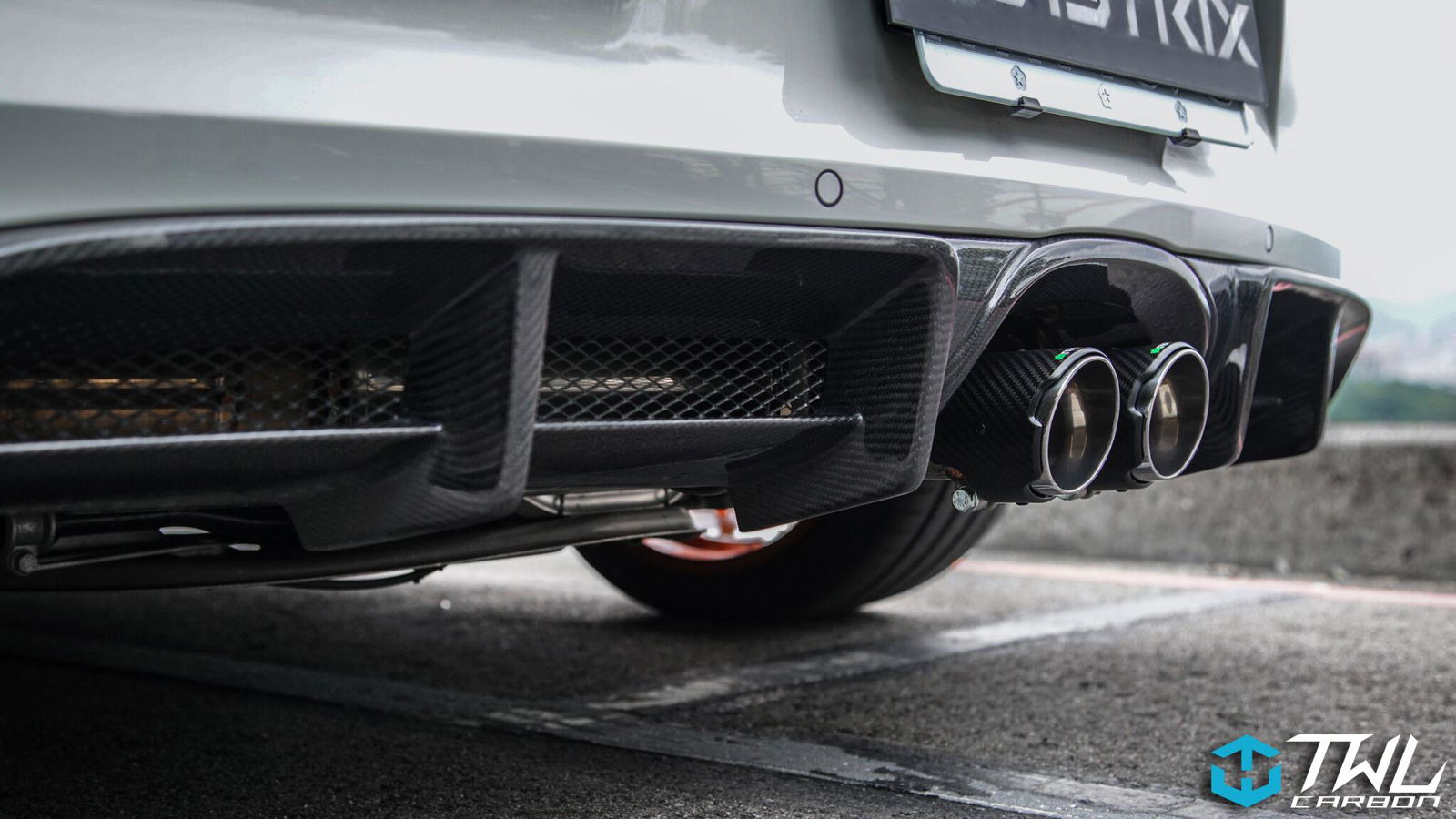 Porsche 981 Cayman Boxster GTS GT4 Carbon Fiber Diffuser Spoiler 3