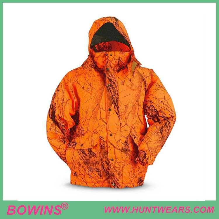 Men’s Waterproof Blaze Orange Hunting Jacket