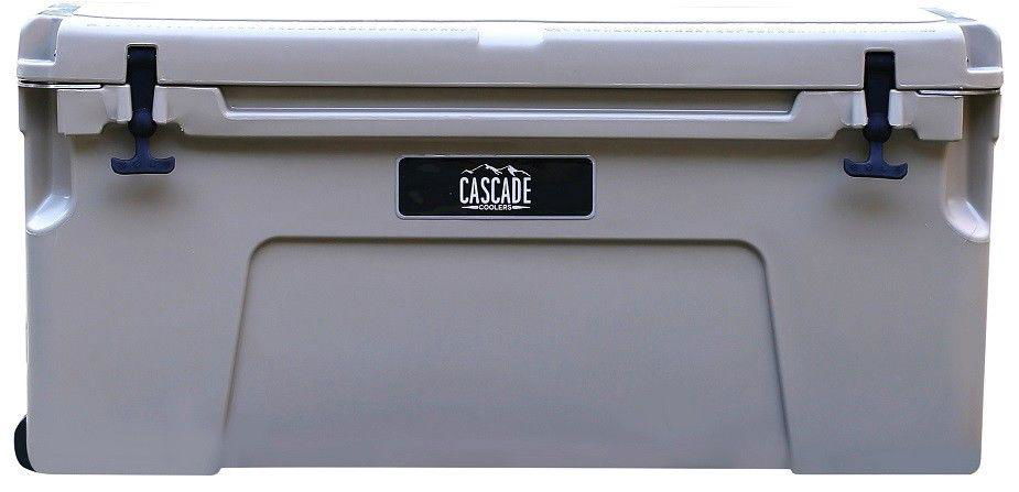 Fast Delivery  CASCADE-COOLERS-75L-TAN-ROTO-MOLD-ICE-CHEST-YETI-QUALITY-COOLER-F