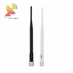 2.4G 5Dbi gain rubber duck antenna black or white color can be choosed