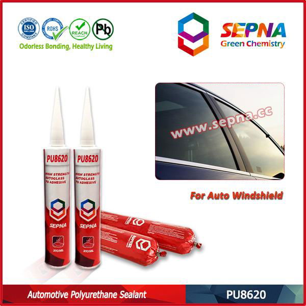 PU8620 waterproof delicate surface autoglass sealant 