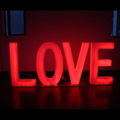 LED alphabet light up love letters