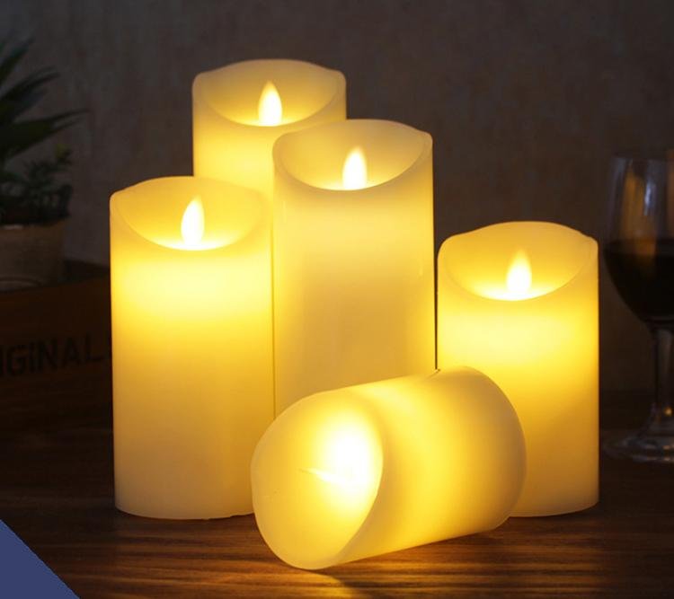 Remote Control USB Charge Rechargeable LED Candle