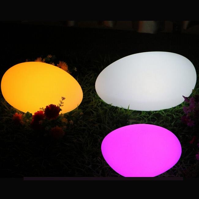 outdoor pebble shape LED light 2