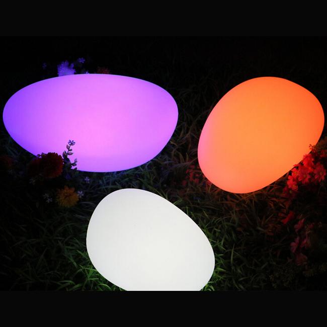 outdoor pebble shape LED light 5