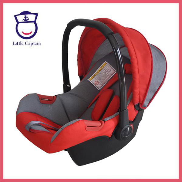 Portable baby car seat canopy soft textile baby basket