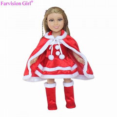 Wholesale 18 inch fashion christmas doll silicone