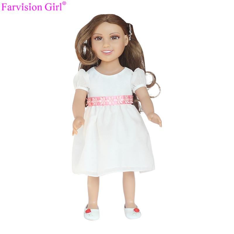 18 inch vinyl princess fashion dress doll