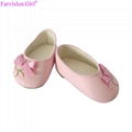 American girl doll embroidery shoes for girl