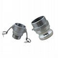 Stainless Steel Camlock Coupling Female & Male Threaded Coupling 3