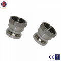 SS Coupler with Grooved Hose Shank Camlock Quick Coupling 3