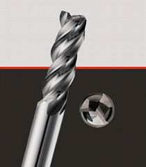 Cutting Tool For Aluminum - High Glossy - Dual blade shape design-endmill.