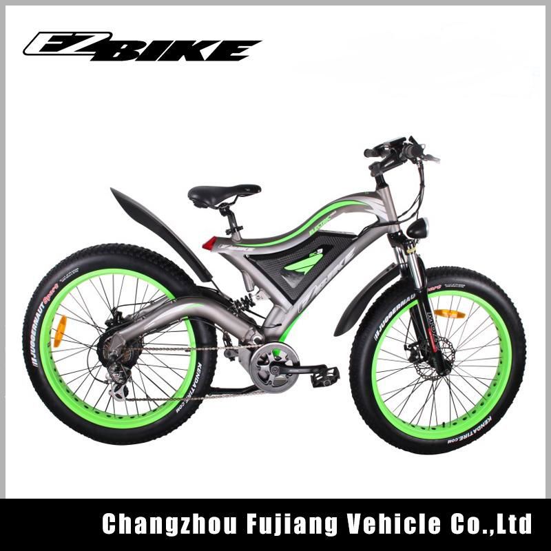 New design fat tire 26Inch 500W 48V electric bike