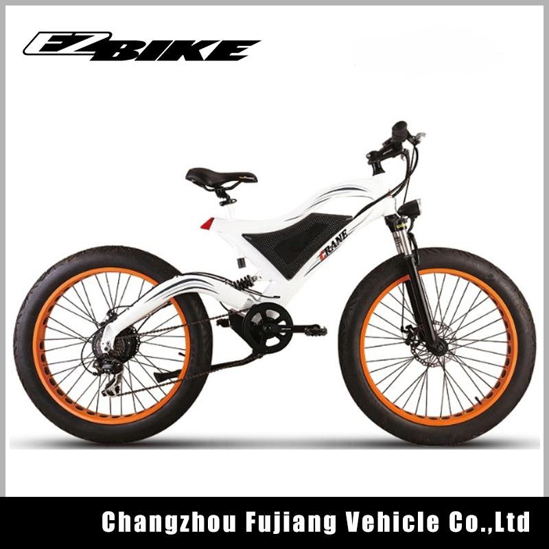 New design fat tire 26Inch 500W 48V electric bike 4