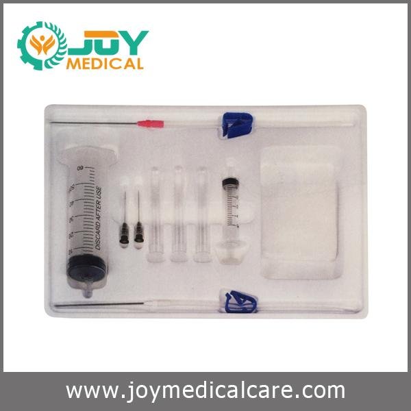 Disposable thoracic puncture set
