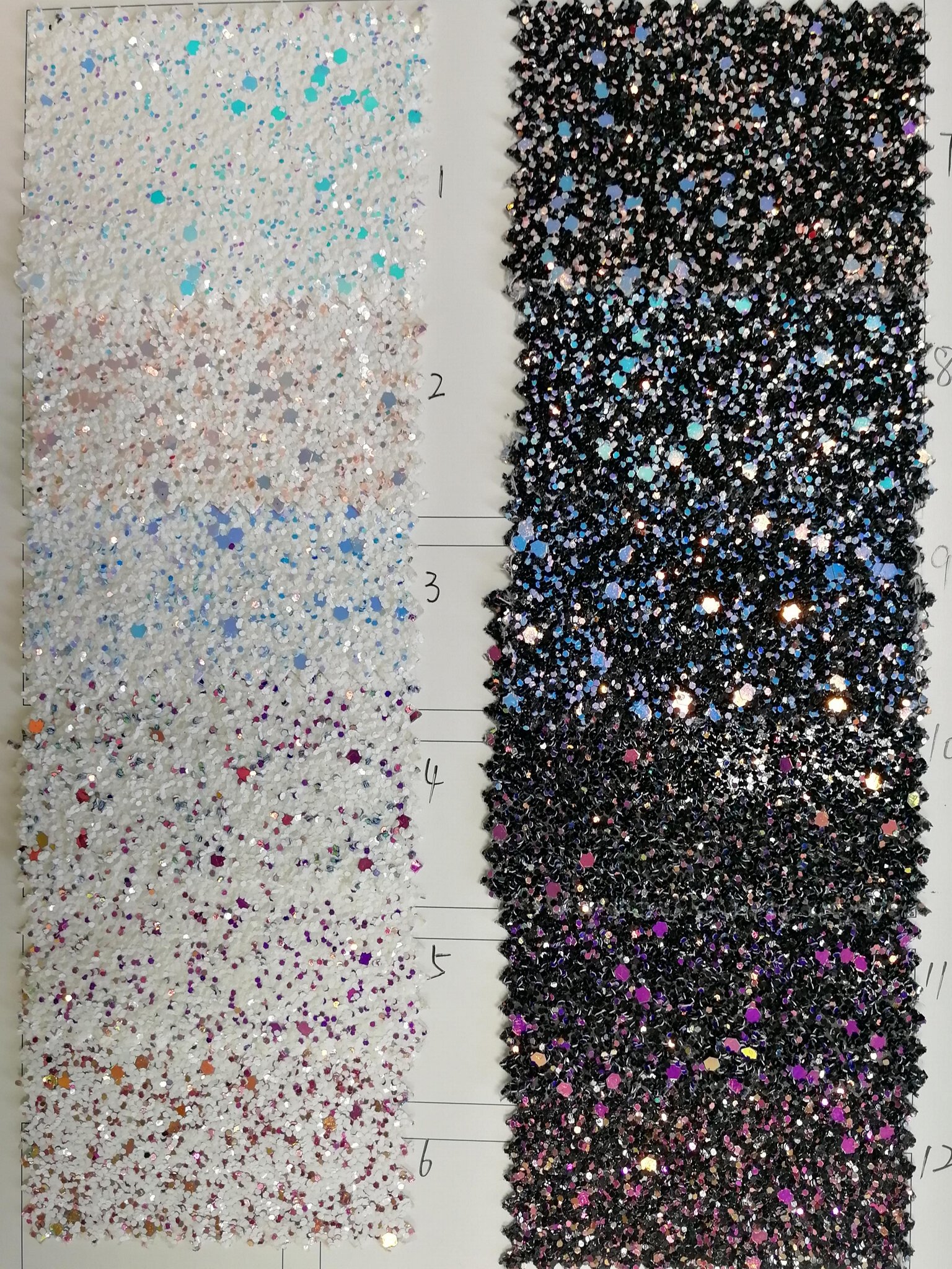 2018 Highly Welcomed Shining Glitter PU Leather for Fashionable Shoes 3
