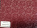 printing lace pu synthetic leather for