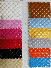 Weaving Glitter PU Leather for Shoes and Bags