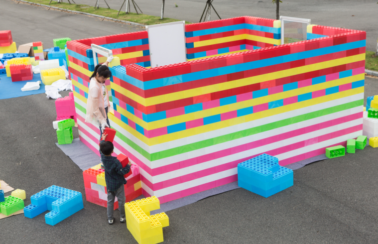 jumbo foam lego blocks
